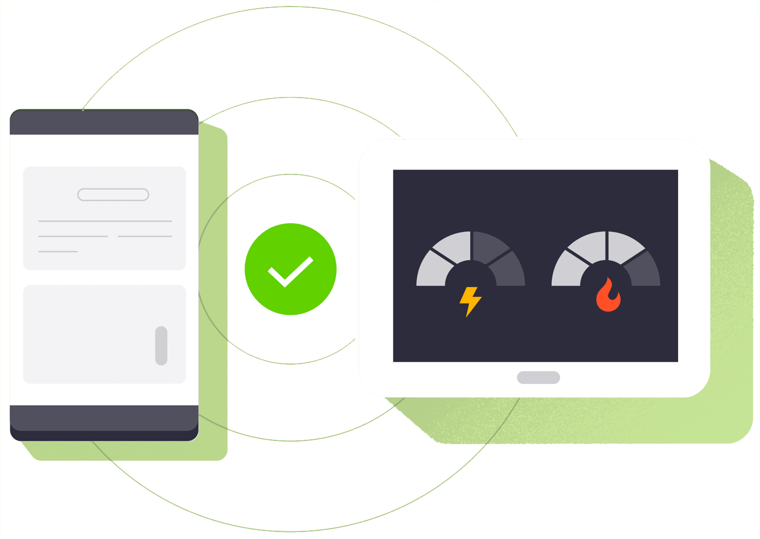 Utrack app connecting to smart meter